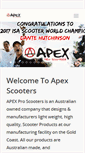 Mobile Screenshot of apexproscooters.com